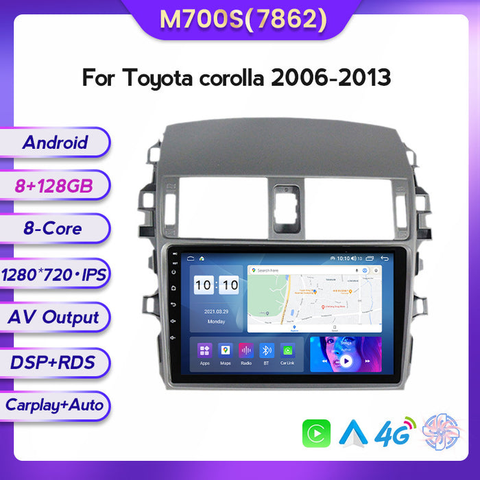 CarPlay Compatible 8 + 128 Large Screen Navigation for Toyota Corolla (06-13)