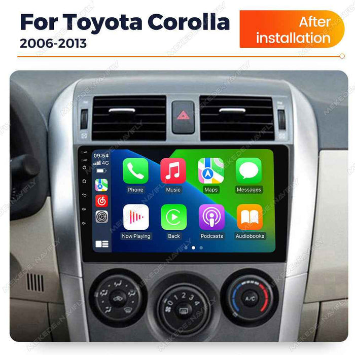 For Toyota Corolla 2006-2013 Android Car GPS Navigation MP5 Bluetooth Player Carplay