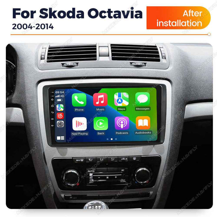 Suitable for Skoda Octavia 04-14 Android Car GPS Navigation MP5 Bluetooth Car Player Carplay