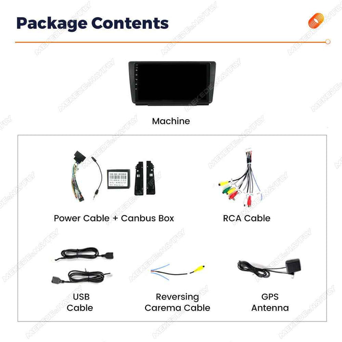 Suitable for Skoda Octavia 04-14 Android Car GPS Navigation MP5 Bluetooth Car Player Carplay