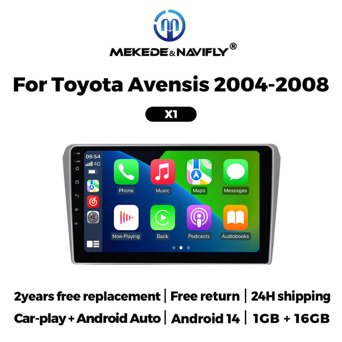 Carplay-Compatible Android GPS Navigation for Toyota Avensis 04-08