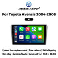 Carplay-Compatible Android GPS Navigation for Toyota Avensis 04-08