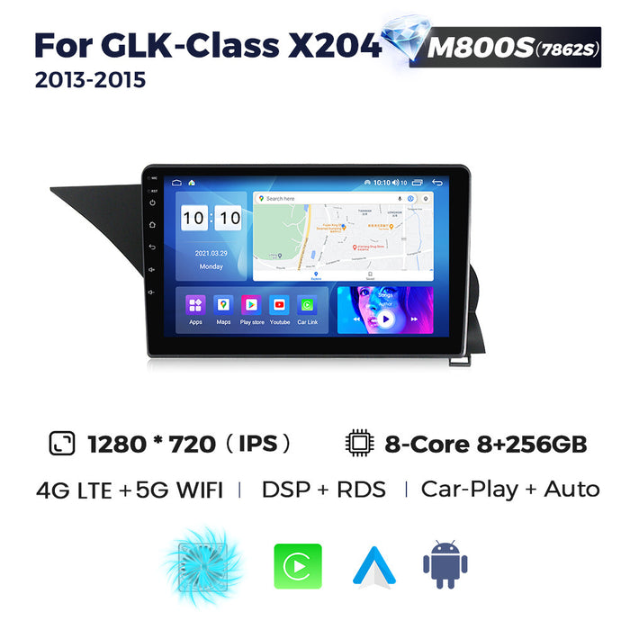 CarPlay Compatible Android Large Screen for Mercedes-Benz GLK-Class X204 (2013-15)