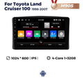 Carplay Compatible Android Large Screen for Toyota Land Cruiser 100 (1998-2007)