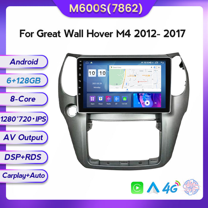 Carplay Compatible Android Large-Screen In-Car Navigation for Harval M4 (2012-2017) - 8+128GB