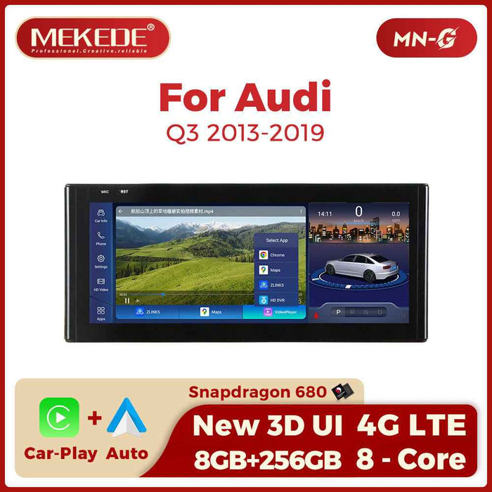 Applicable to Audi Q3 SQ3 2013-2019 Android large screen central control car navigation Bluetooth Carplay