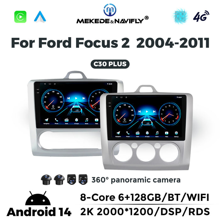 Carplay Compatible Android Large Screen Navigation for Ford Focus 04-11