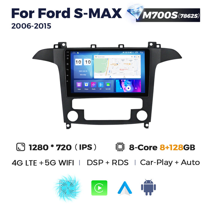 Carplay Compatible Android Large Screen Navigation for Ford S-MAX 2006-2015