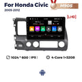 CarPlay Compatible Android Large Screen Navigation for Honda Civic 05-12
