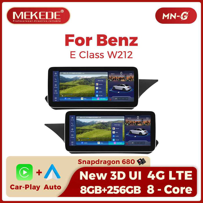 Applicable to Mercedes-Benz E-Class W212 E200 E300 2009-2015 Android large screen central control car navigation Bluetooth