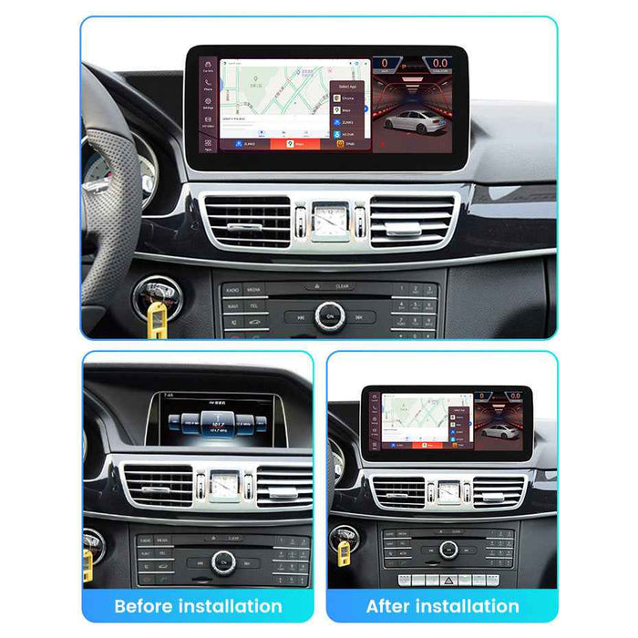Applicable to Mercedes-Benz E-Class W212 E200 E300 2009-2015 Android large screen central control car navigation Bluetooth