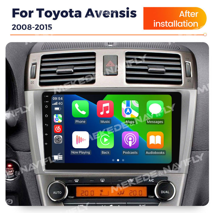 CarPlay Compatible Android Large Screen Navigation for Toyota Avensis 2008-2015
