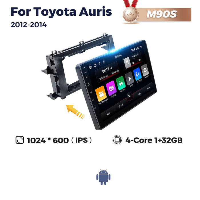 CarPlay-Compatible Android Large Screen Navigation Radio for Toyota Auris (2012-2014)