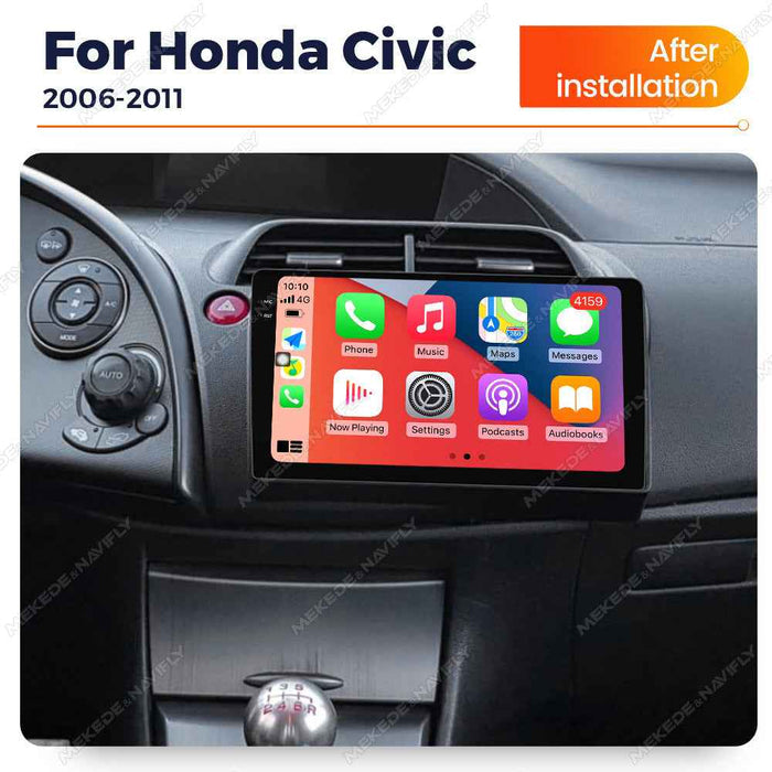Applicable to Honda Civic 06-11 Android large screen central control car navigation radio screen