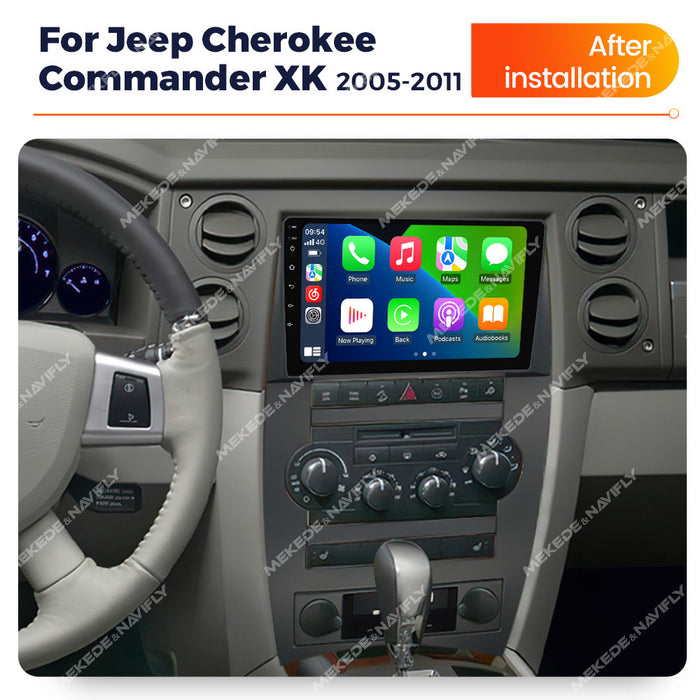Carplay Compatible Android Navigation for Jeep Cherokee Commander XK 05-11