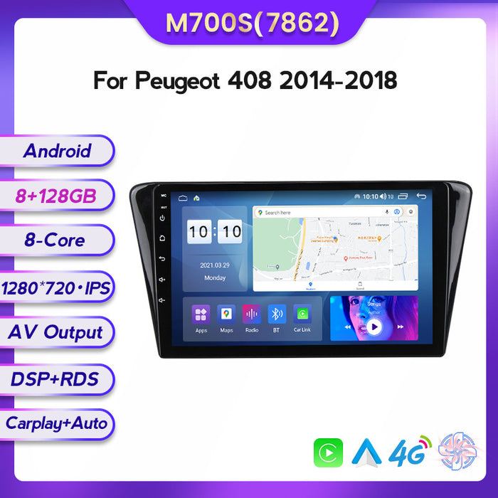 Carplay Compatible Android Navigation for Peugeot 408 (2014-2018)
