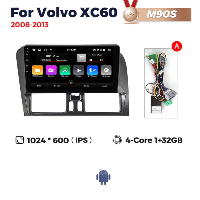 Carplay Compatible Android Navigation for Volvo XC60 (2008-2013)
