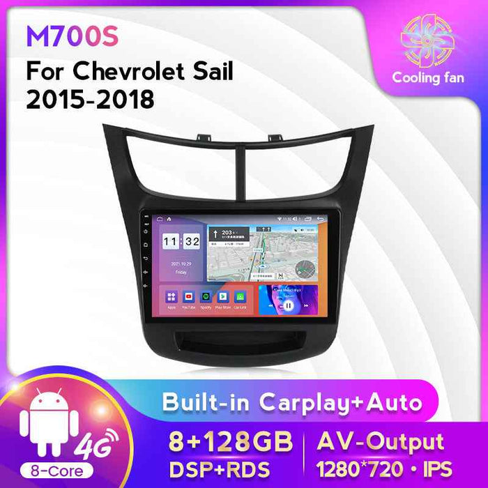 Suitable for Chevrolet Sail Sail 15-18 Android large screen central control car navigation screen 8 + 128G