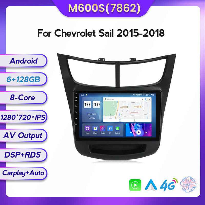 Suitable for Chevrolet Sail Sail 15-18 Android large screen central control car navigation screen 8 + 128G