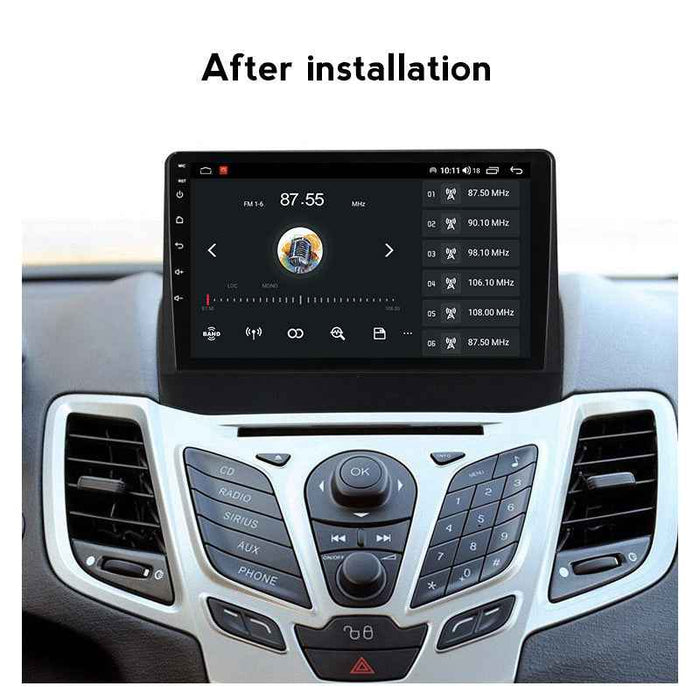 Suitable for Ford Fiesta Fiesta 08-17 Android large screen central control car navigation screen 8 + 128