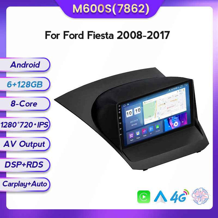 Suitable for Ford Fiesta Fiesta 08-17 Android large screen central control car navigation screen 8 + 128