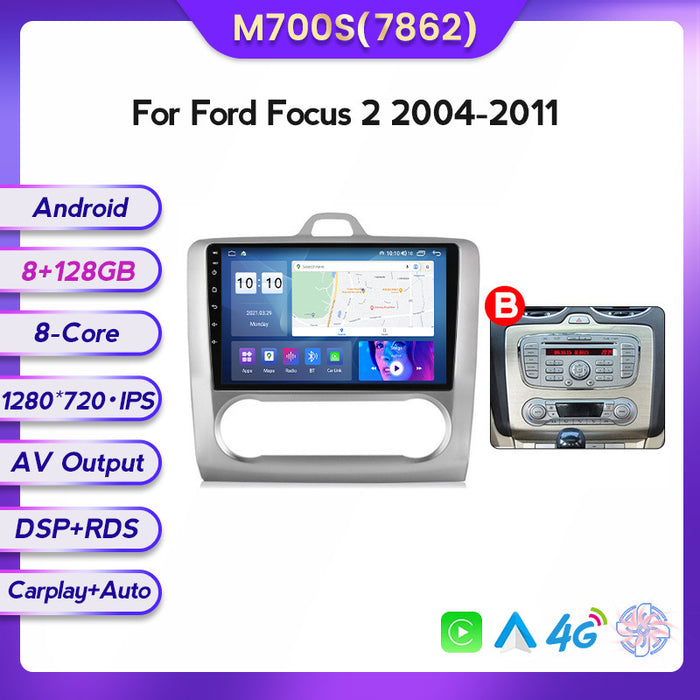 Carplay Compatible Android Navigation Screen for Ford Focus 2004-2011 - 8+128