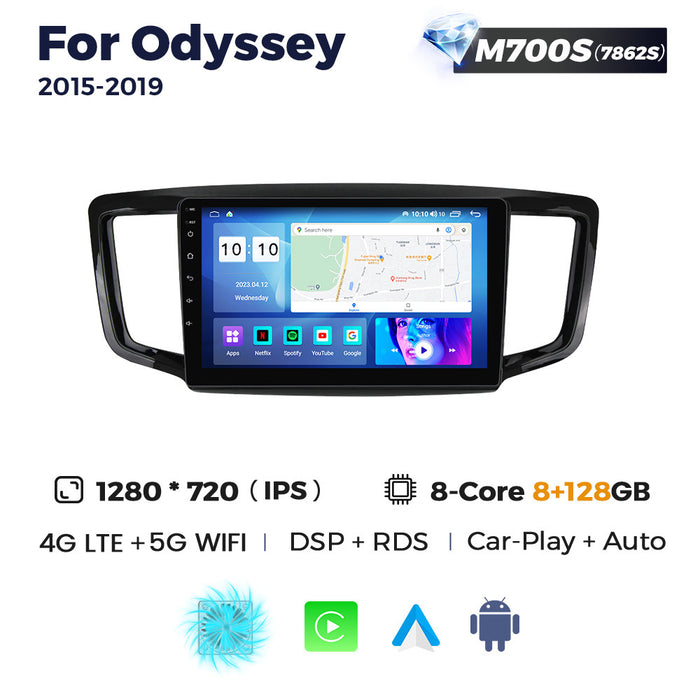 CarPlay-Compatible Android Navigation Screen for Honda Odyssey (2015-2019)