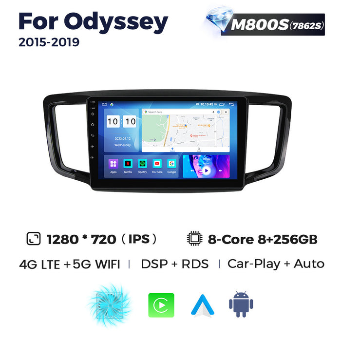 CarPlay-Compatible Android Navigation Screen for Honda Odyssey (2015-2019)