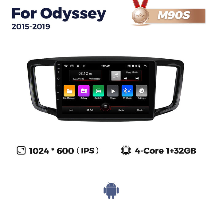 CarPlay-Compatible Android Navigation Screen for Honda Odyssey (2015-2019)
