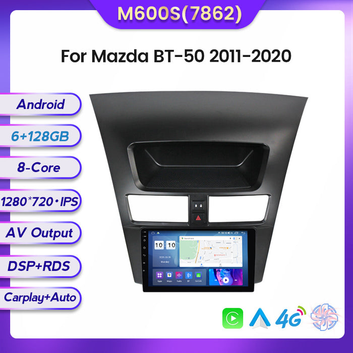 Carplay-Compatible Android Navigation Screen for Mazda BT50 (2011-2020)