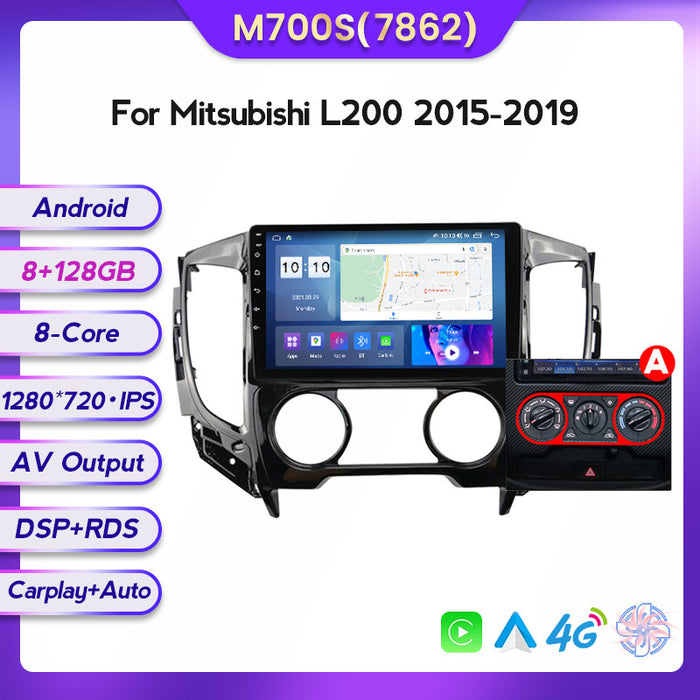 CarPlay Compatible Android Navigation Screen for Mitsubishi L200 (15-19)
