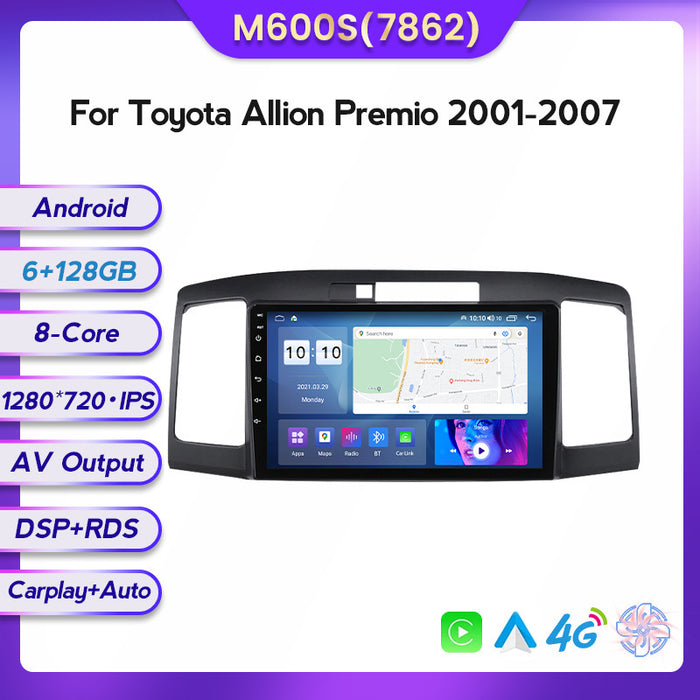 CarPlay-Compatible Android Navigation Screen for Toyota Allion 01-07