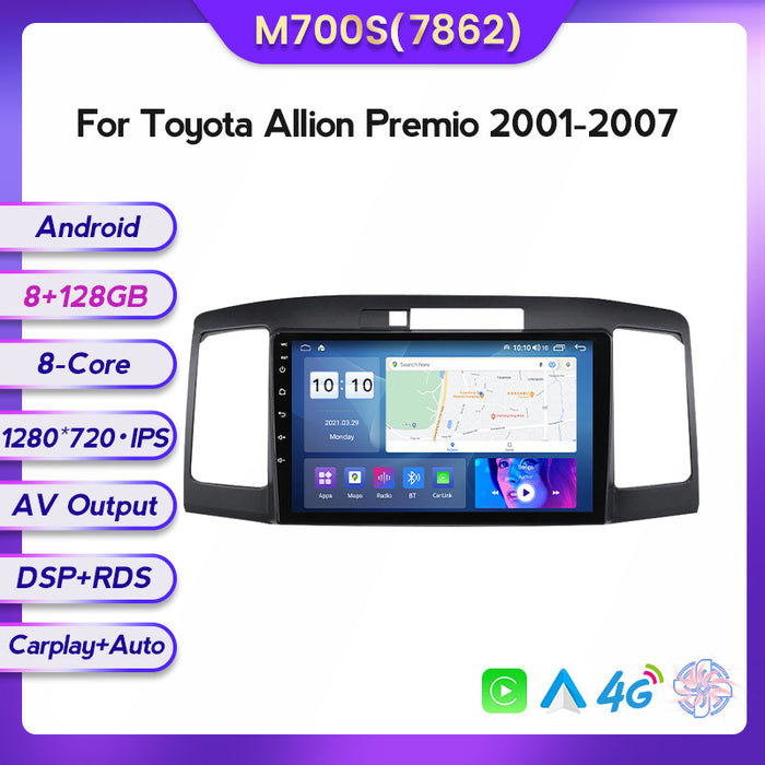 CarPlay-Compatible Android Navigation Screen for Toyota Allion 01-07