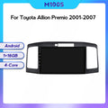 CarPlay-Compatible Android Navigation Screen for Toyota Allion 01-07