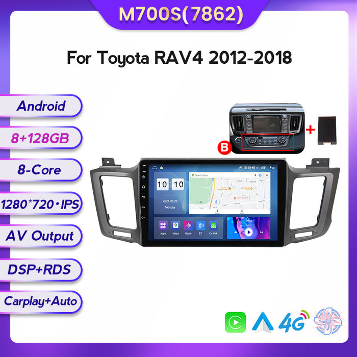 CarPlay-Compatible Android Navigation Screen for Toyota RAV4 (12-18)