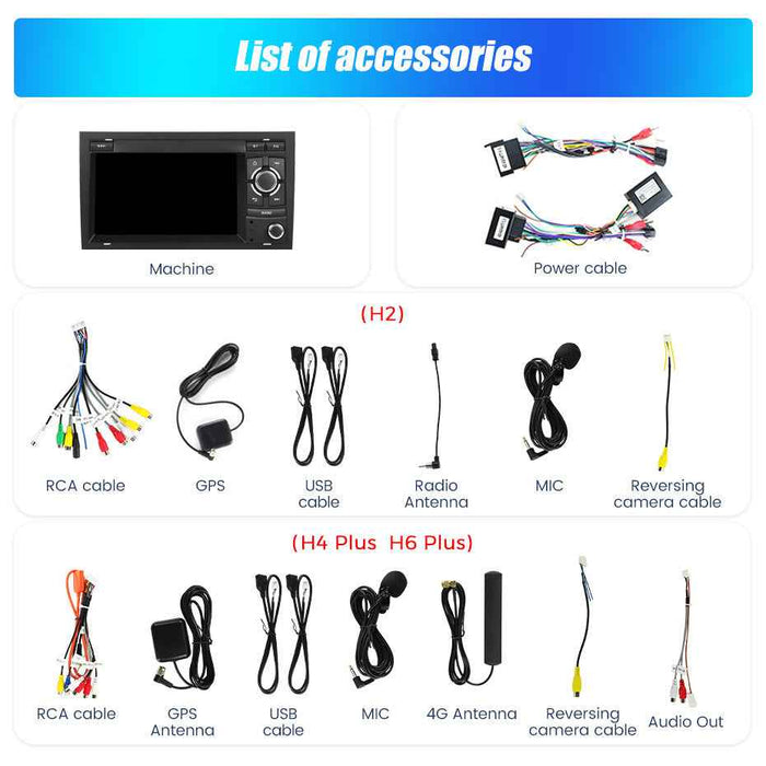 Applicable to Audi A4 02-08 unilateral button Android large screen central control navigation Bluetooth radio special machine