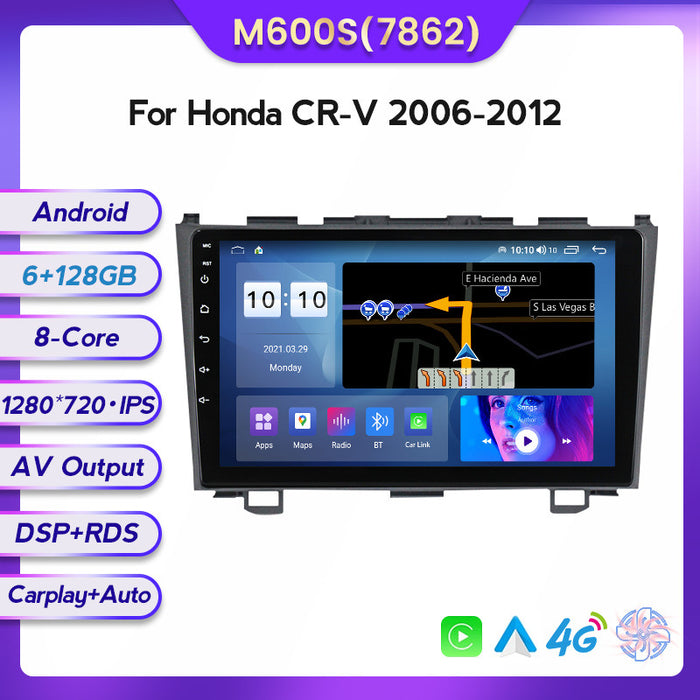 CarPlay-Compatible Android Navigation System for Honda CRV 06-12