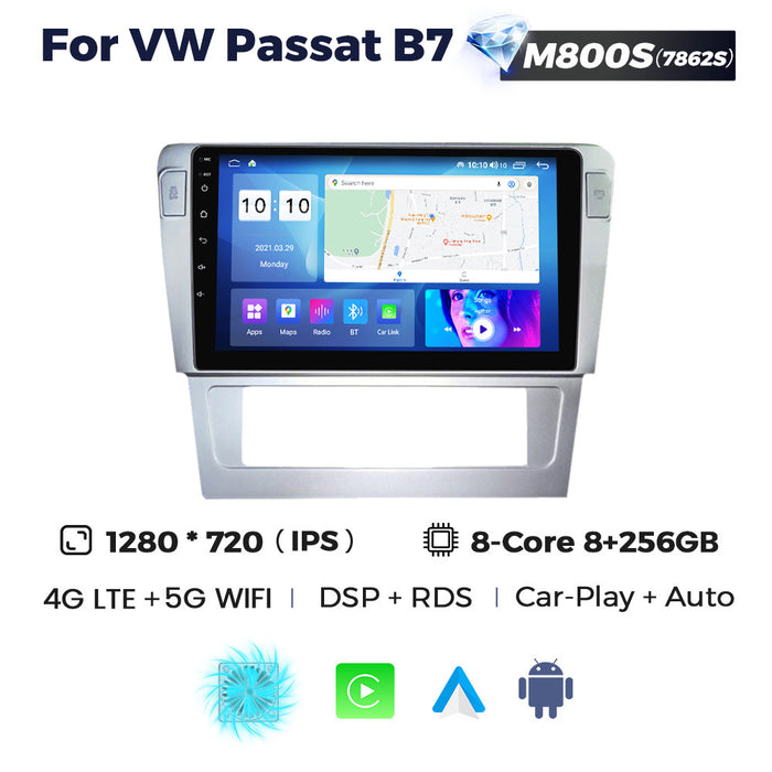 Carplay Compatible Android Navigation System for Volkswagen VW Passat B7 (2011-2015)