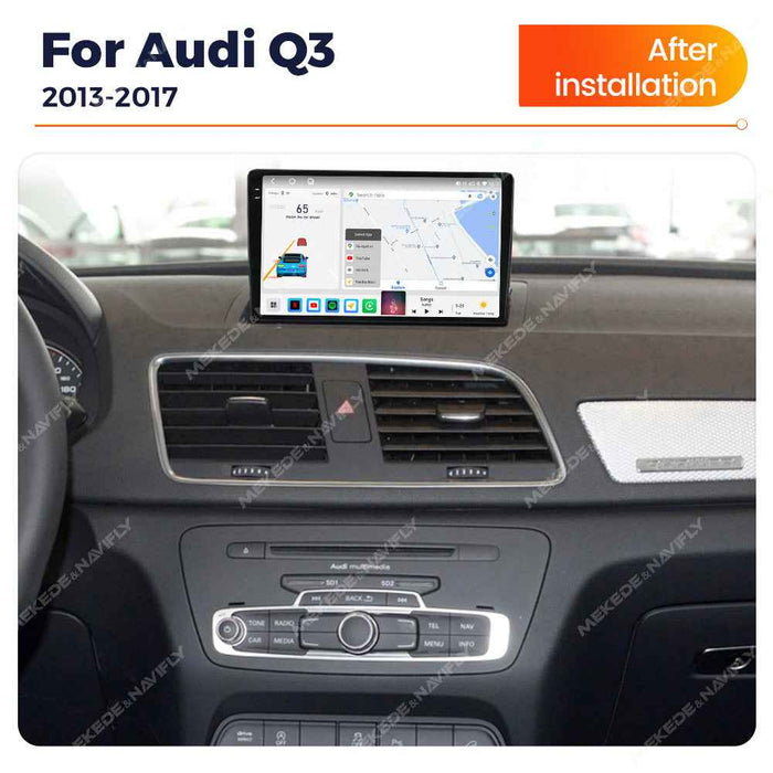 Suitable for Audi Q3 13-17 Android large screen central control car navigation radio screen M6Pro 3D version