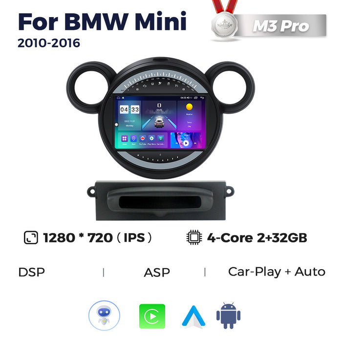 CarPlay Compatible BMW Mini R56 2010-2016 Android Navigation Screen