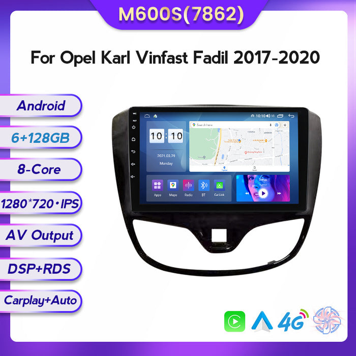 CarPlay Compatible Central Control Navigation Screen for Opel Karl & VinFast Fadil (2017-2020)