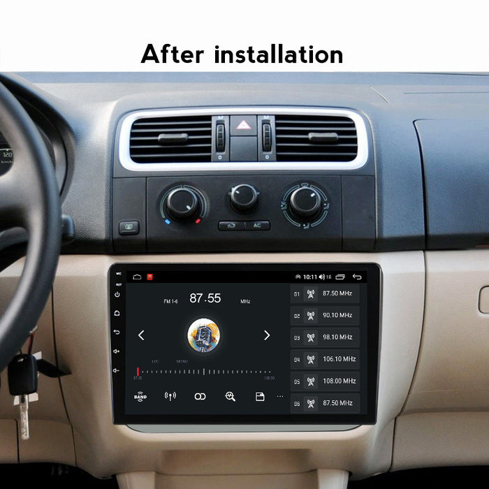 CarPlay Compatible Central Navigation Screen for Skoda Fabia 07-14