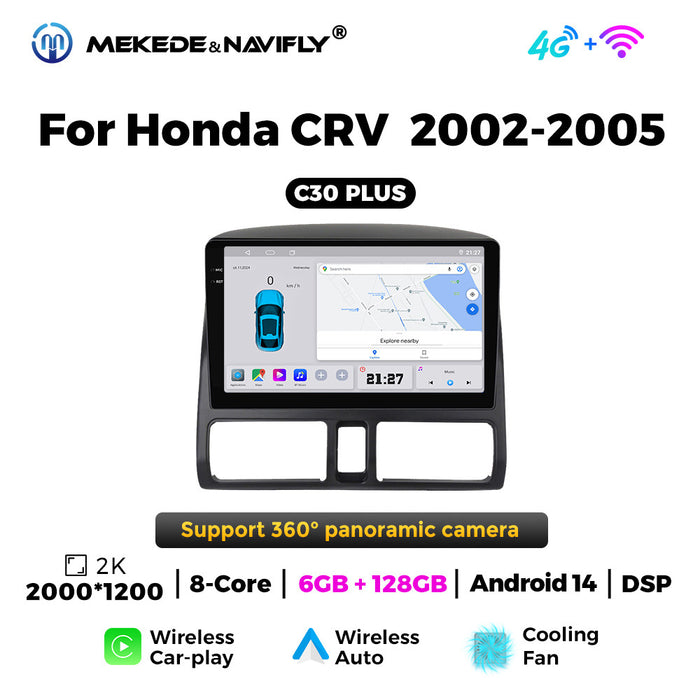Carplay Compatible Honda CRV 02-05 Large Screen Navigation Upgrade