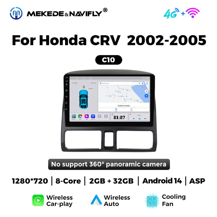 Carplay Compatible Honda CRV 02-05 Large Screen Navigation Upgrade