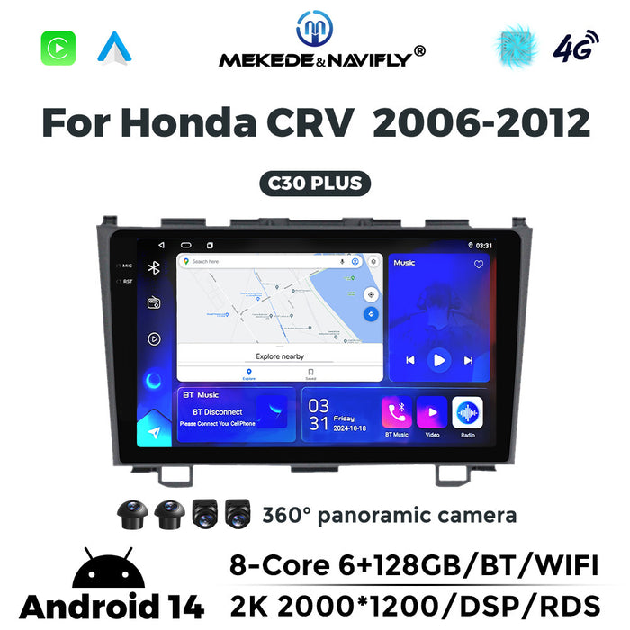 Carplay Compatible Honda CRV 06-12 Large Screen Android Navigation