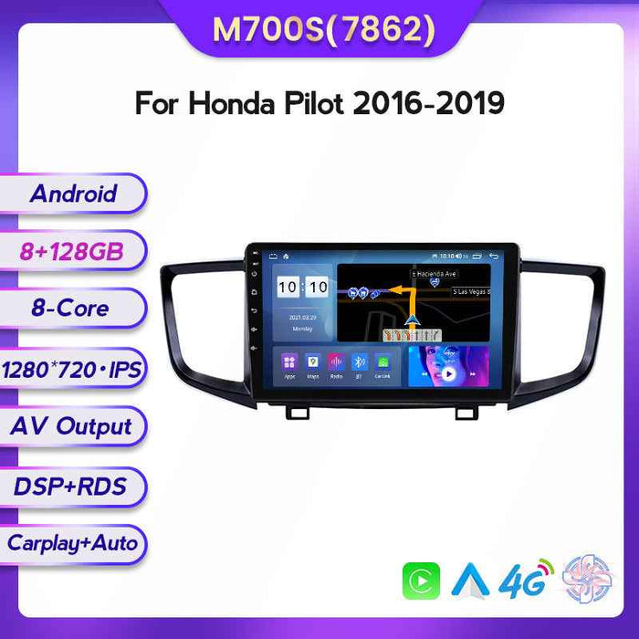 Compatible with Honda Ao Pilot 15-19 models modified with Android large screen central control in-car navigation all-in-one 8+128