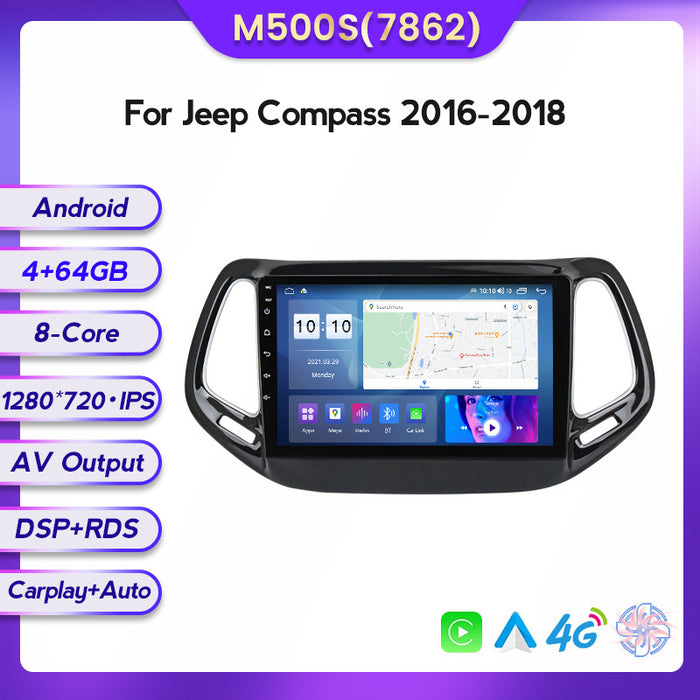 CarPlay Compatible In-Car Navigation Screen for Jeep Compass (2016-2018)