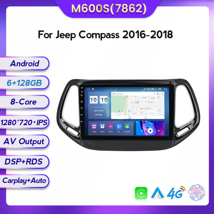 CarPlay Compatible In-Car Navigation Screen for Jeep Compass (2016-2018)