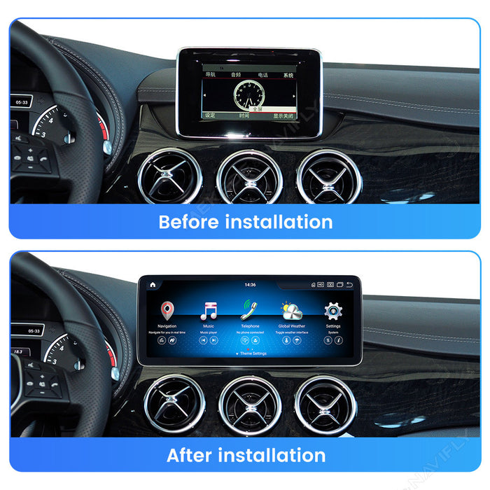CarPlay Compatible Large Screen Central Control for Mercedes-Benz B-Class