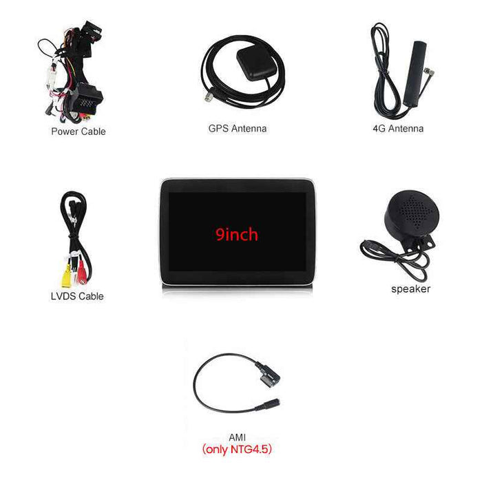 Compatible with Mercedes-Benz ML/GL W166/X166 12-15 Android large screen central control in-car navigation Bluetooth CarPlay